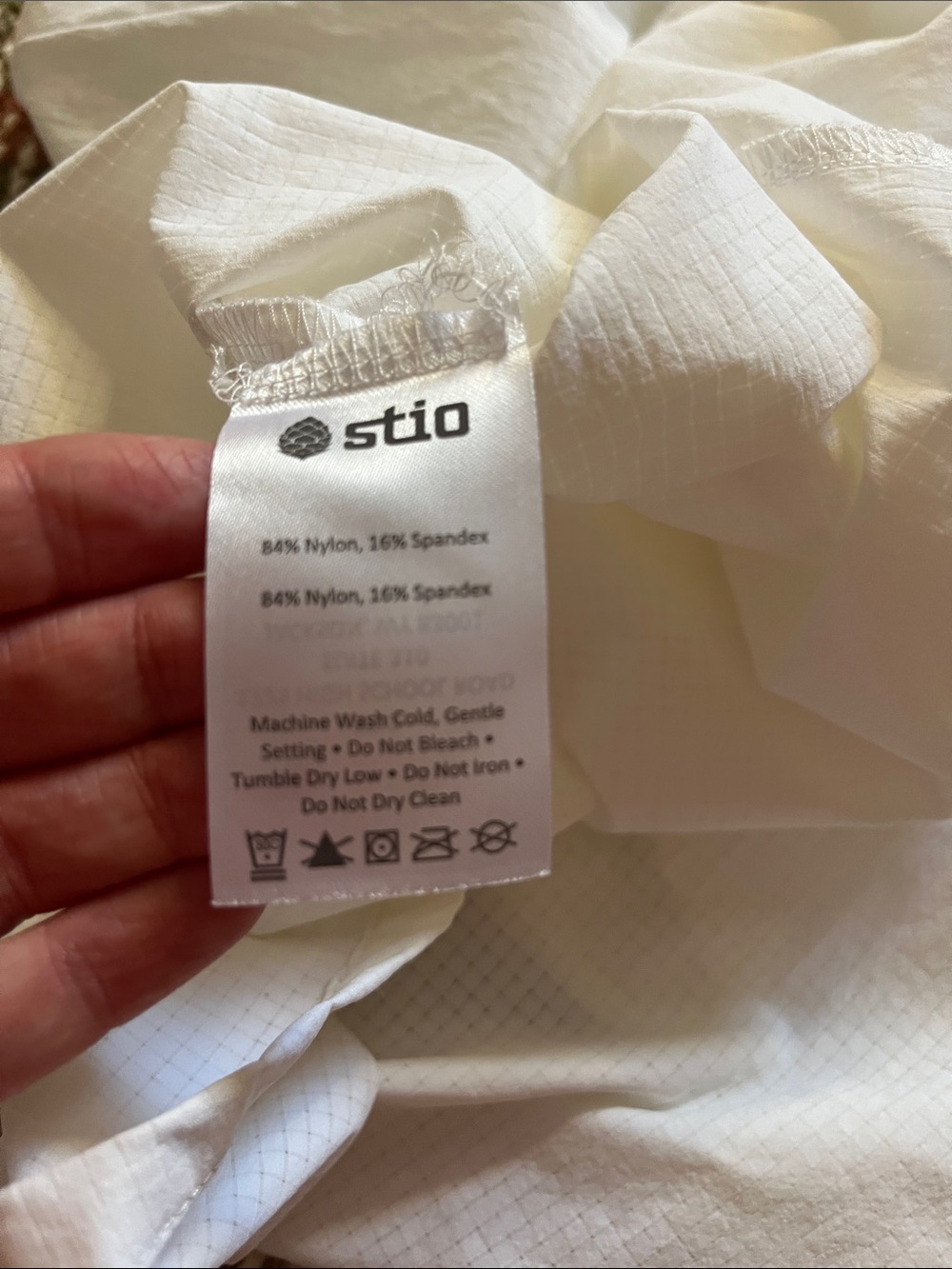 Stio Women’s Athletic Tennis Dress White Performance Pique Sport Hiking Size M - Picture 6 of 8